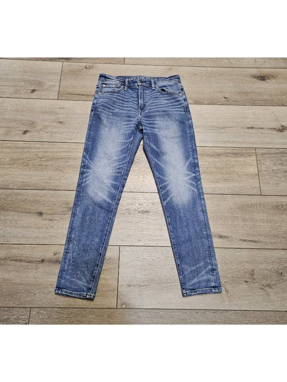 American Eagle AirFlex Athletic Skinny Denim Jeans Men's Size 30x32 Medium Wash